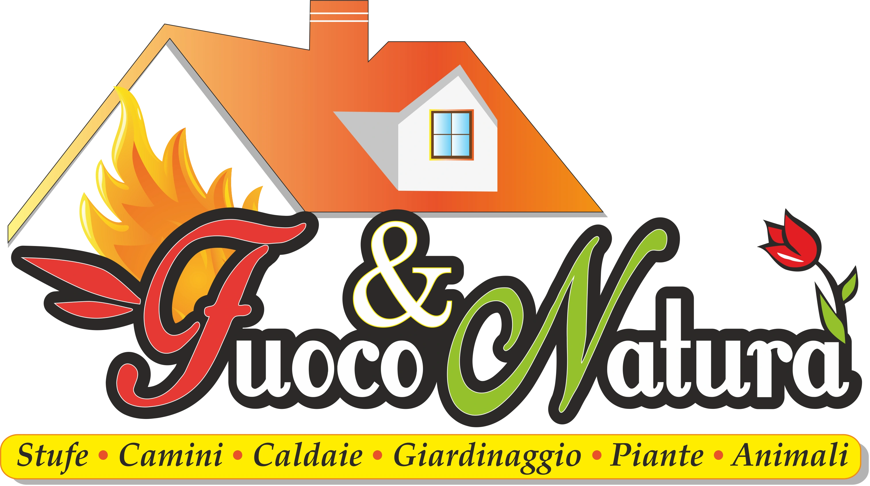 logo fuoco e natura